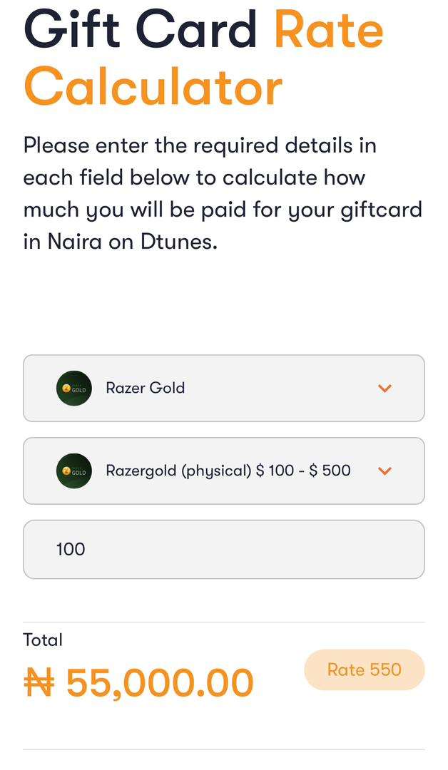 How Much Is a $100 Razer Gold Gift Card in Naira? - Prestmit