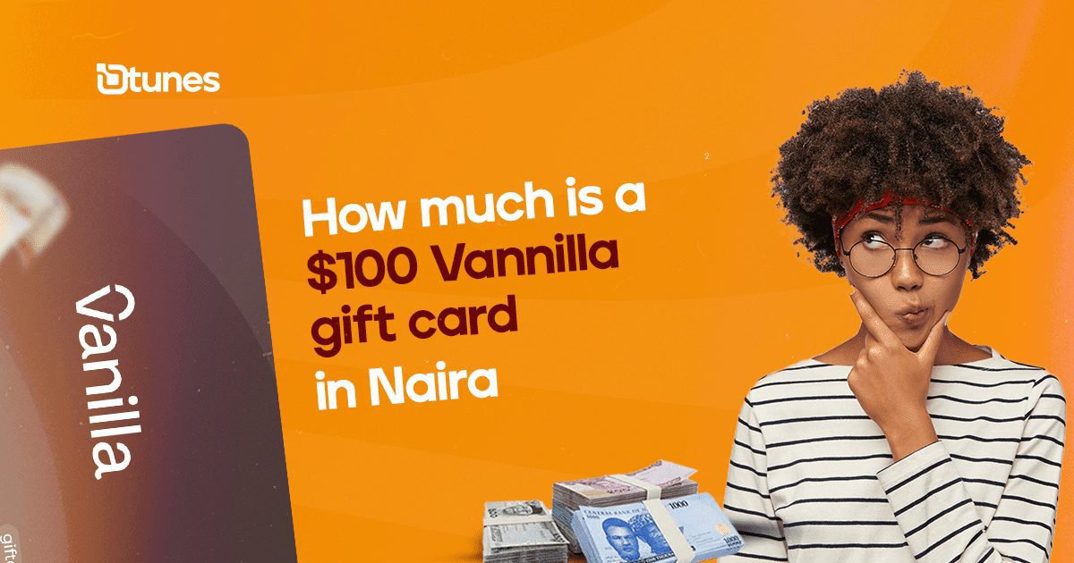 how much is $100 vanilla gift card in naira