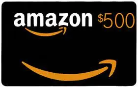 $500 Amazon gift card to Naira 