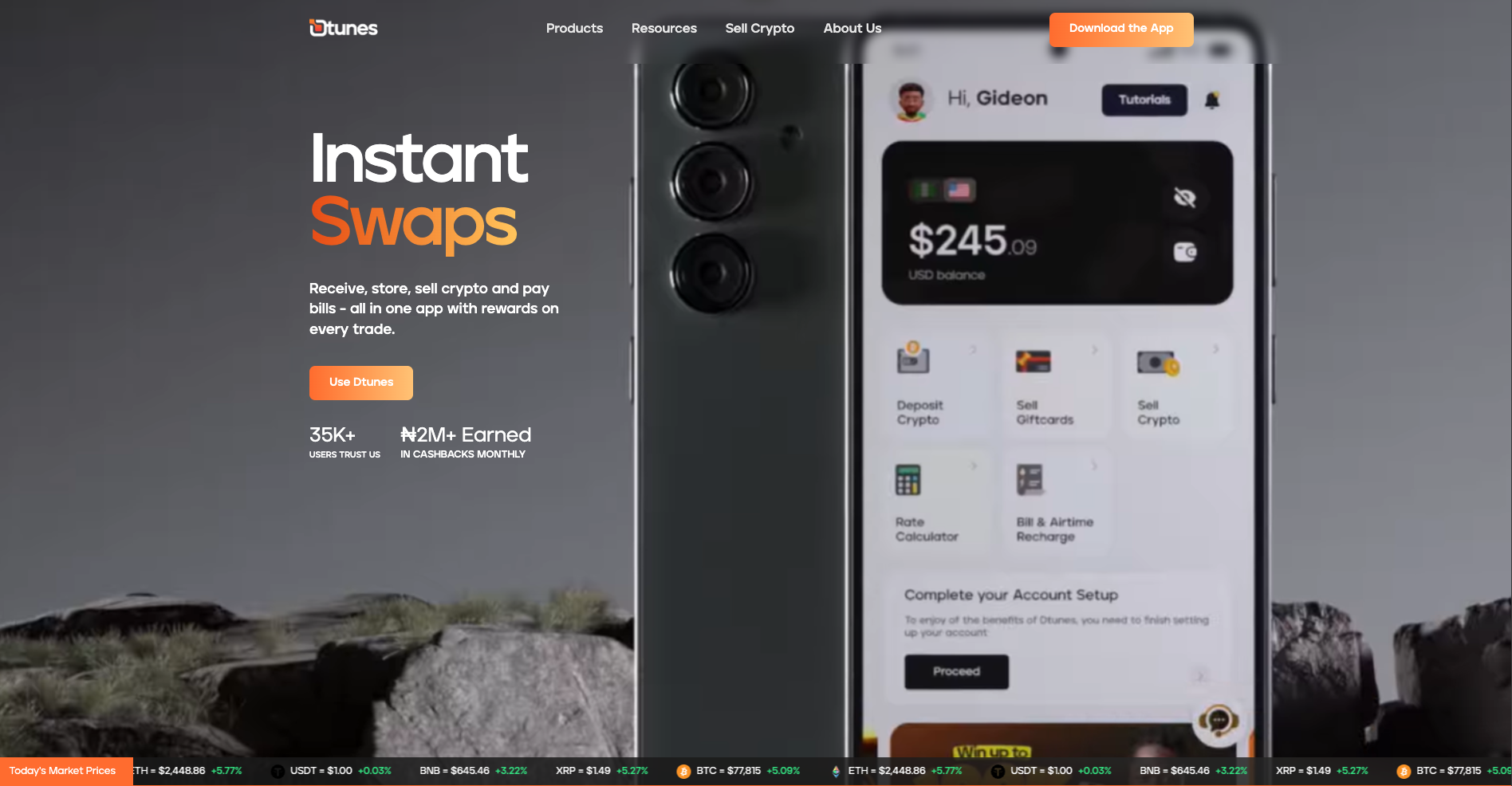 Dtunes homepage - best for otc trading -Best Cryptocurrency Exchanges in Nigeria