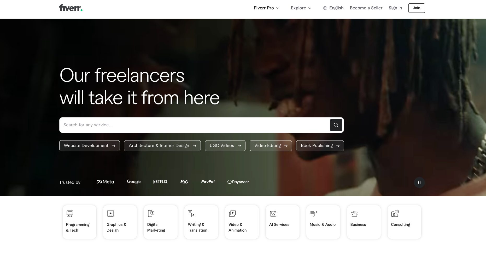 Fiver - Our freelancers will take it from here