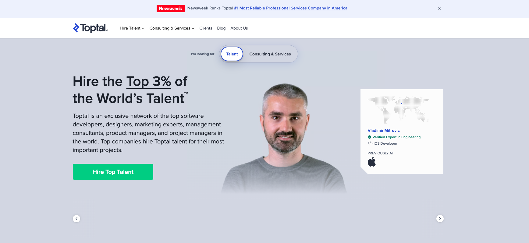 Toptal (for elite, High-Income Freelancers)