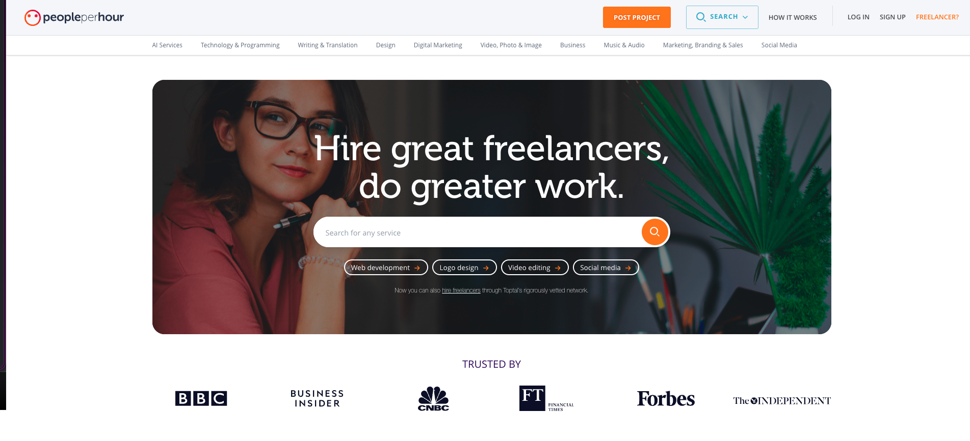 PeoplePerHour (Offers flexible projects and has clients in Europe)