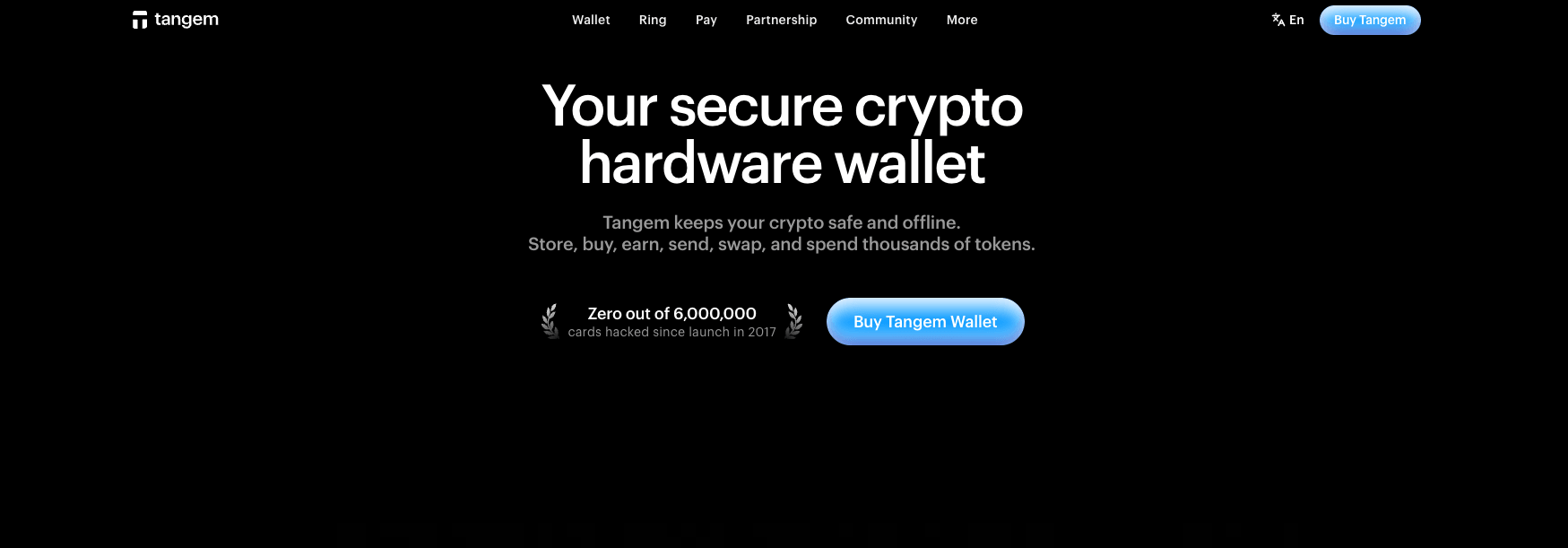 Tangem (Best Budget Hardware Wallet for Nigeria)