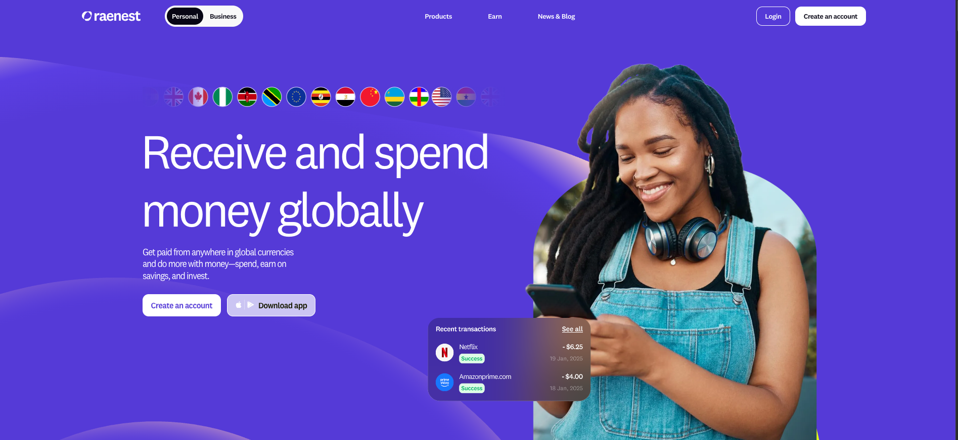 raenest homepage